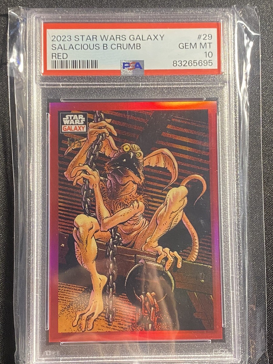 2023 Topps Star Wars Galaxy SALACIOUS B. CRUMB Red Refractor /5