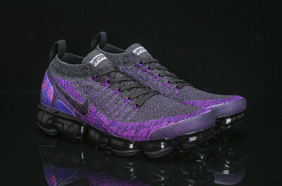 Nike Air VaporMax Flyknit 2 Purple/Black Men's Shoes 942842