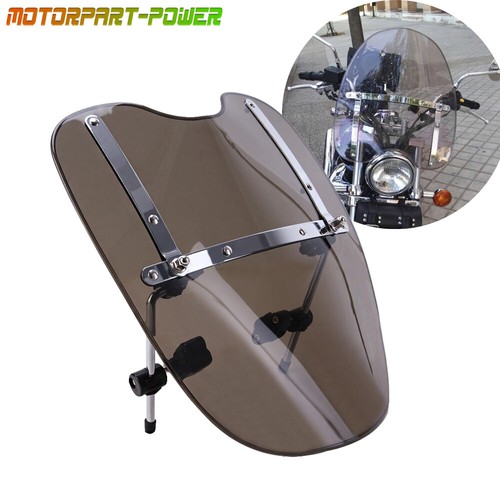 Parabrisas para Harley Honda Magna Shadow 600 750 1100 Spirit Sabre VT C2 VTX1300 - Imagen 16 de 20