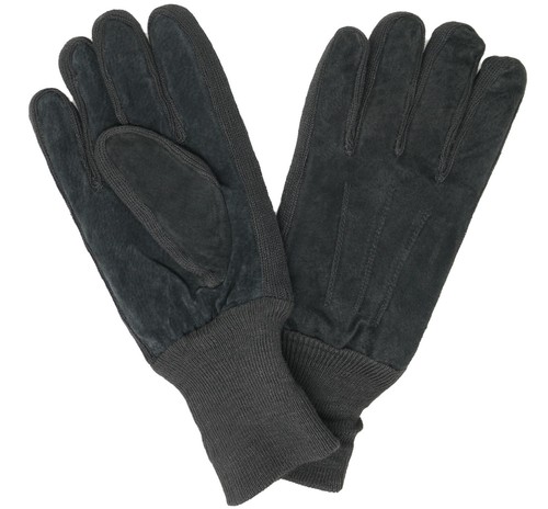 Herren strapazierfähige Fleece gefütterte Kunstleder warme und dicke Winterhandschuhe - Bild 3 von 8