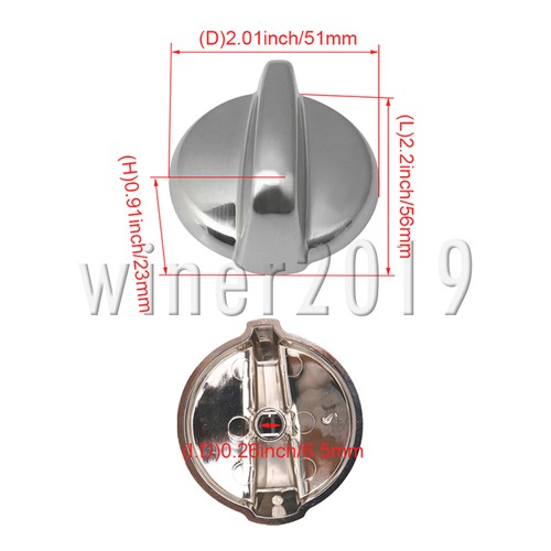 Plastic Control Knobs Replacement for GE AP4346312 PS2321076 6.5mm ID Pack of 20 - Bild 3 von 6