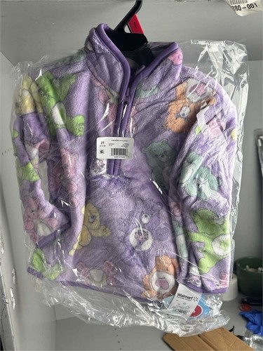 New, Care Bears Girls Half Zip Hoodie, #PW21825-211 - Picture 4 of 4