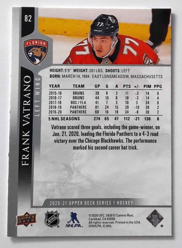 2020-21 Upper Deck Serie 1 #1 - #250 Du wählst aus - Bild 103 von 251
