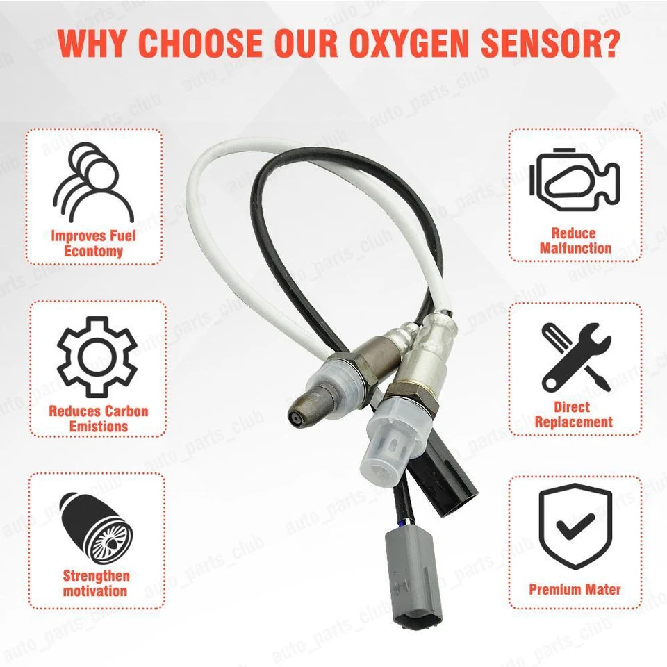 Sensor de oxígeno O2 de 2,5 L aguas arriba y aguas abajo de repuesto para Nissan Rogue 2008-2013 Foto 3 de 4