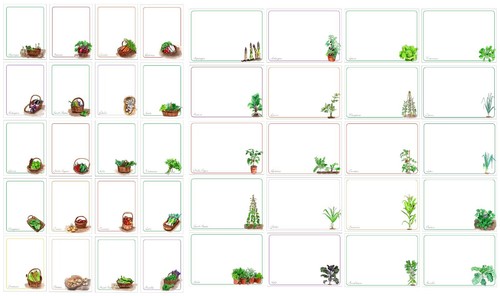 Planner, journal, diary stickers with kitchen garden, fruit & vegetable theme - Picture 4 of 8