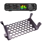 Under Desk / Table Mount for MOTU M2 2x2 USB-C Audio Interface Black