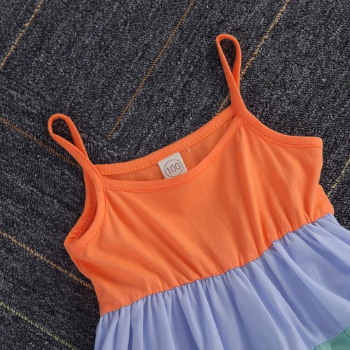 New Summer Floral Girl Dresses Girls Clothes Kids Party Dance Dress Size - Picture 8 of 10