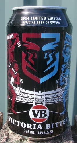 2024 VB State of Origin Can Empty Sold as Per Scans. Can Bottom Opened