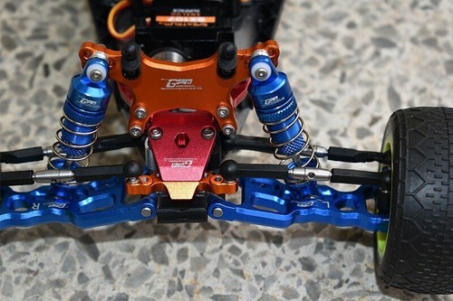 Paratie anteriore in metallo alluminio per camion stadio LOSI 1/18 Mini-T 2.0 2WD RTR - Foto 5 di 8