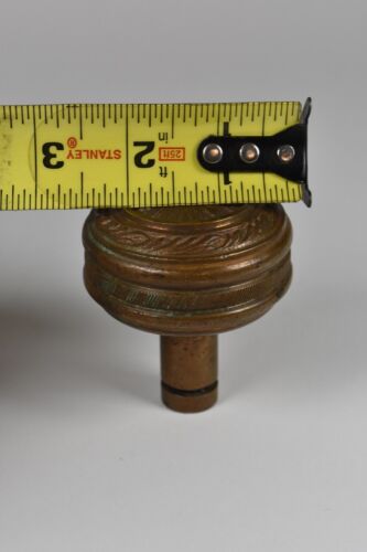 Cast Brass or Bronze Masonic Lodge Door Knob Square & Compasses G Emblem Antique - Picture 9 of 9