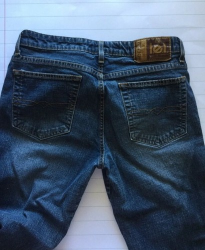 Womens Cropped Jean Denim 28 Blue Or Girls Youth 16 Juniors Relaxed - Picture 2 of 6