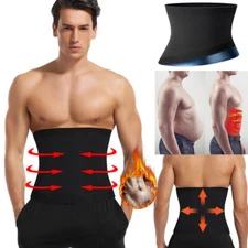 Men Sweat Sauna Waist Trainer Body Shaper Slimming Weight Loss Shapewear Girdles