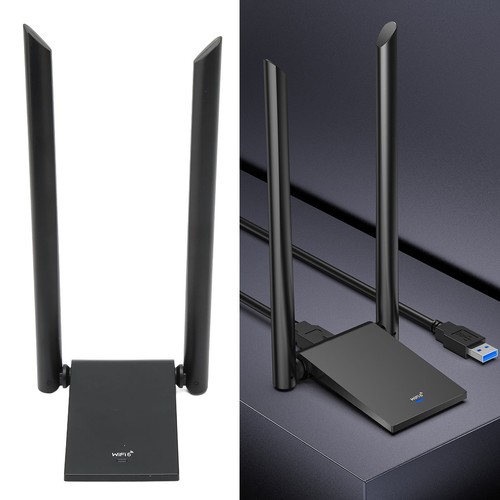 AX1800 WiFi 6 USB Adapter 2.4GHz 5GHz Dual Band WPA3 1800M USB WIFI Adapter NEW - Afbeelding 5 van 12