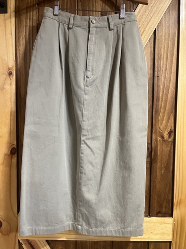 Ralph Lauren hellbrauner langer Damenrock Bleistift Größe 8 Top Zustand