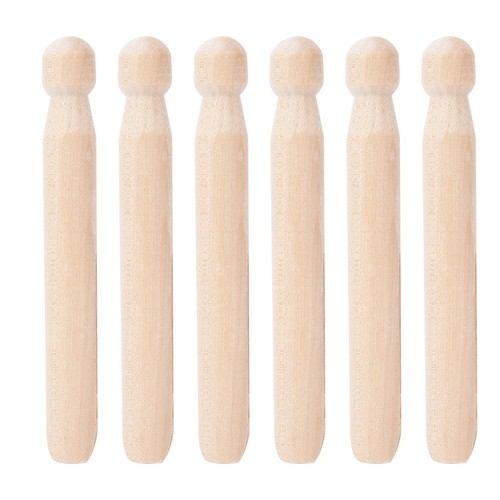 10pcs Wooden Spools Embroidery Cross Stitch Thread Wool Winding Storage Rods HLF - Picture 4 of 10
