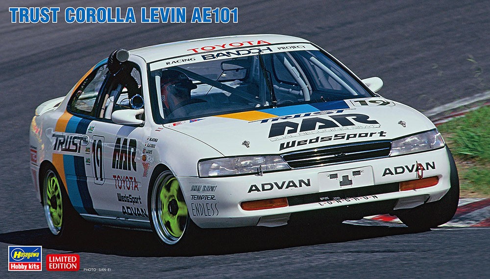 Kit Hasegawa Toyota Corolla Levin AE101 1/24 cadeau idéal pour maquettiste auto