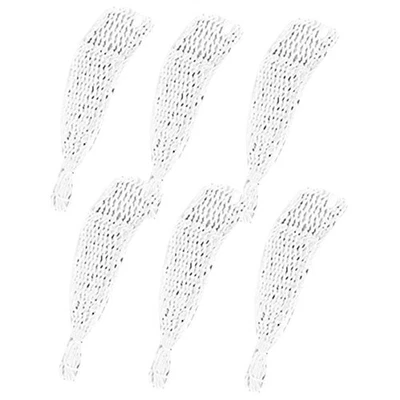 6Pcs Snooker Table Bag Nets Durable White Cotton Replacement Set - Image 1 of 4