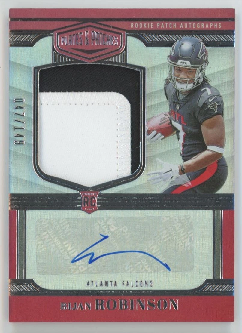 2023 Panini Plates & Patches Bijan Robinson #RPA-4 for sale | eBay
