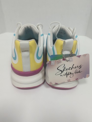 Ashley Park X Skechers Steet Glam donna taglia 8,5 stringate blu bianco comfort città - Foto 5 di 12