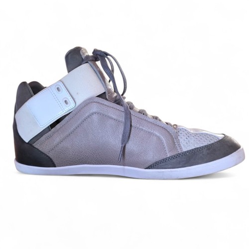 Y-3 Yohji Yamamoto Honja hoch grau weiß Leder Turnschuhe Herren Größe 11 V22251 - Bild 10 von 20