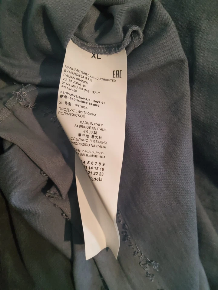 Maison Margiela tshirt plain xl - Image 2 of 4