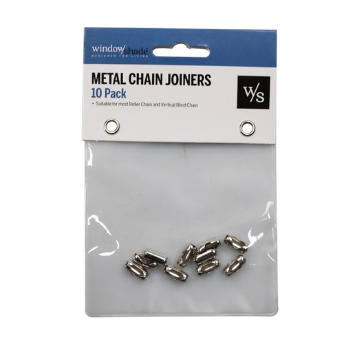 NEW Windowshade 10 Pack Metal Chain Joiners By Spotlight