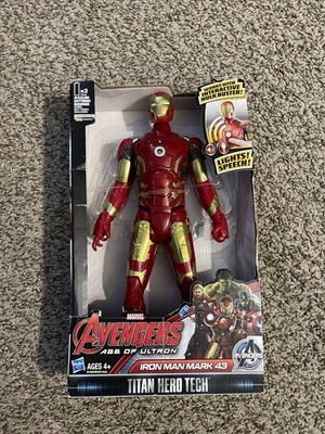 NEW Marvel TITAN HERO TECH Avengers Age of Ultron IRON MAN MARK 43 Figure