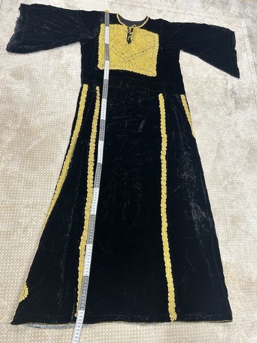 Sehr seltenes antikes palästinensisches komplett handbesticktes Kleid Thobe - Tahriri - Bild 15 von 24