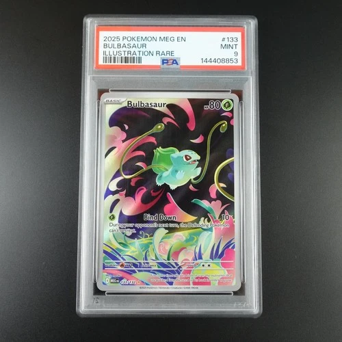 PSA 9 Bulbasaur 133/132 Pokemon Mega Evolutions Graded Card