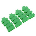 40 Pcs Tunnel Hoops Clip Plastic Greenhouse Clamps Film Row Cover Clamp