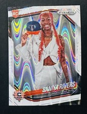 2025 Panini WNBA Basketball Prizm White Seismic Prizm Variation Saniya Rivers RC