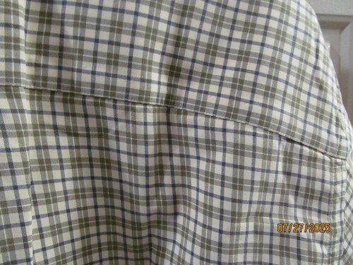 Abercrombie & Fitch Vintage "The Big Shirt" Men's Short Sleeve Plaid Large - Picture 6 of 8