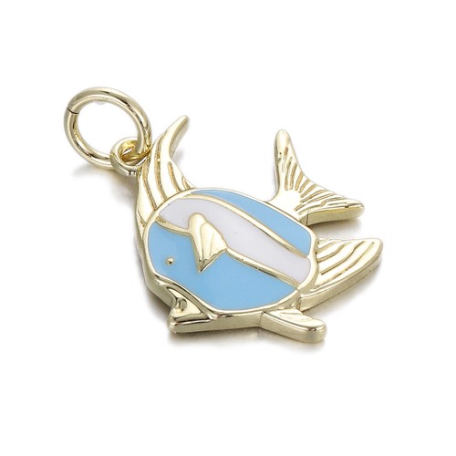 FISH Whale DIY Pendants Accessories Colorful Oil Drip Jewelry Making Supplies - Picture 35 of 57