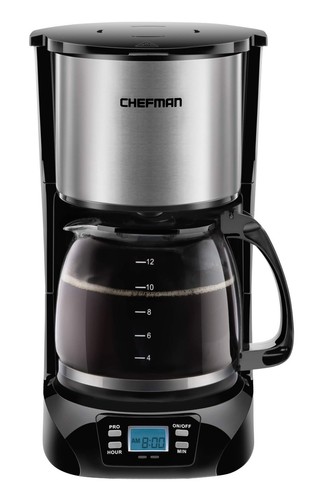 12-Cup Programmable Coffee Maker, Electric Brewer, Auto Shut Off, LCD Display...