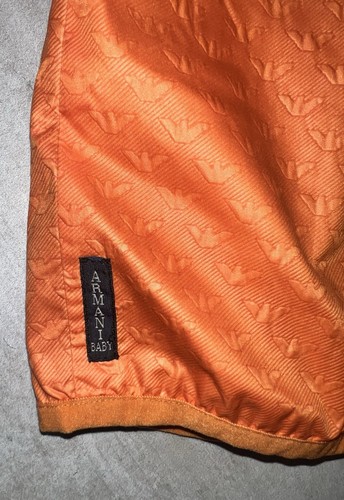 Armani Exchange Orange Baby Lightweight Jacket Size 12 Months - Picture 5 of 9