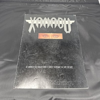Xanadu 1980 Fold Open Movie Press Release Promo Booklet Olivia Newton John
