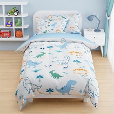 SANDJEST Dinosaur Duvet Cover Sets Twin Size for Kids Boys, Twin, 1