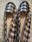Maui Island Black & White Checked Savanah Sz 8 Womens  Shoe — photo 1