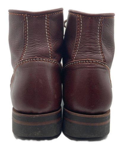 LONE WOLF Boots FO1615 Leather Brown Carpenter Boots Size 8 - Picture 2 of 10