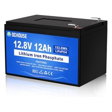 LiFePO4 Battery Lightweight for RV Camping Solar Systems Fast Shipping