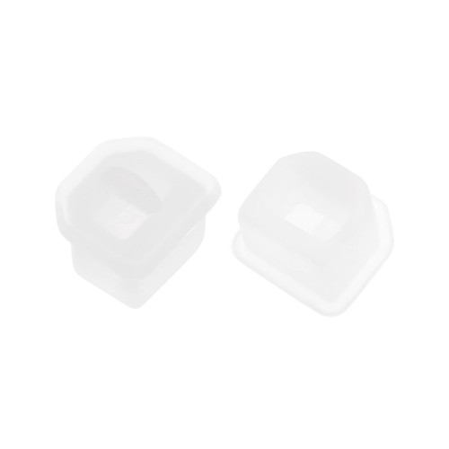 10pcs Silicone USB B Port Protectors Anti-Dust Stopper Cap Cover, Clear