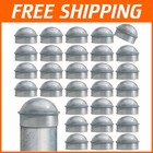 Chain Link Fence Hardware, 2-3/8" OD - 30 PCS, Galvanized