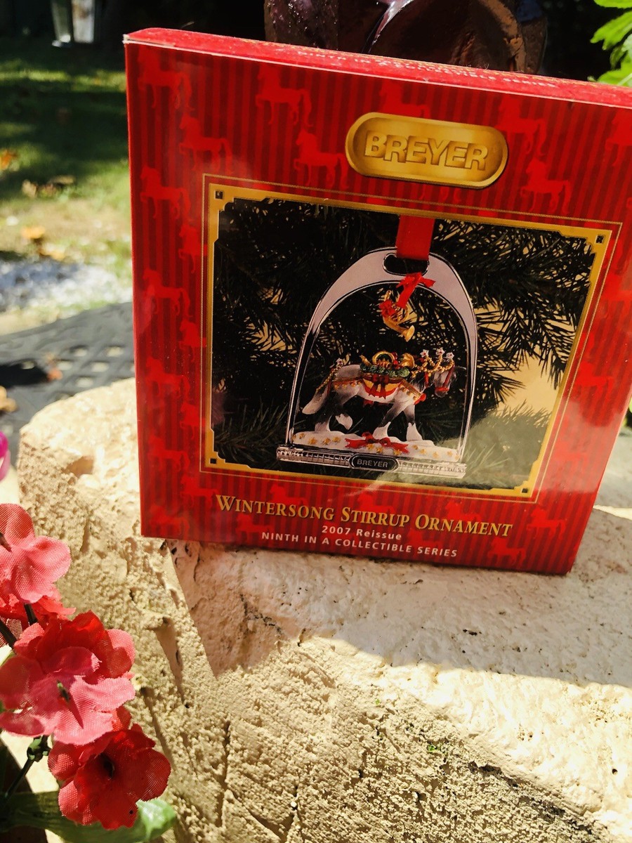Breyer Horse Christmas Ornament Wintersong NIB 2007 Reissue