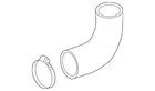 Genuine Volkswagen Lower Hose 3AA-145-832-B