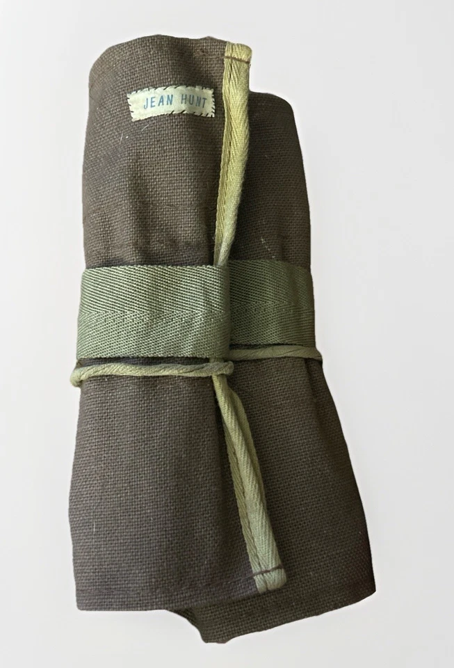 Kit de herramientas de disección Clay-Adams Co. 1946 de colección juego de laboratorio de la Segunda Guerra Mundial con rollo de papeles Foto 2 de 4