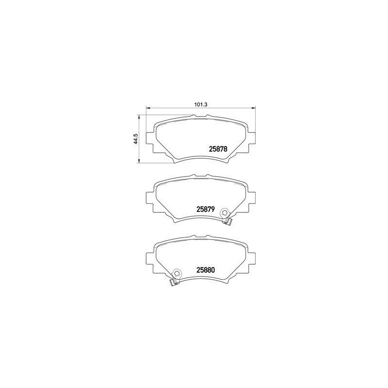 Für BREMBO KLOCKI SZCZEKI CYLINDERKI P 49 049 BRAKE PADS REAR - Bild 3