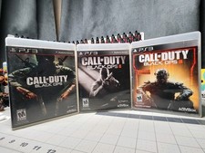 Sony Playstation 3 PS3 Call of Duty Black Ops Trilogy 1 2 3 I II III Game Lot