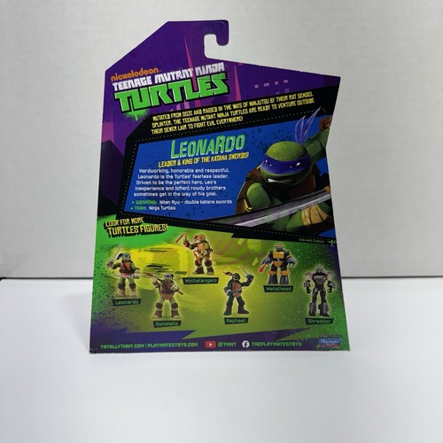 Playmates Nickelodeon Teenage Mutant Ninja Turtles LEONARDO 2024 NUEVO EN CAJA - Imagen 3 de 4
