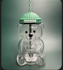 Starbucks Bearista Glass Bear Cup 2025 Limited Edition Holiday Launch
