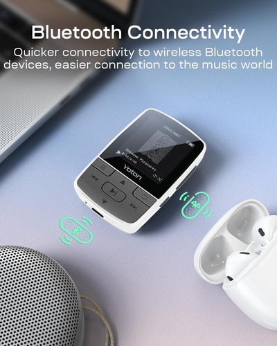 64GB Lettore Musicale con Bluetooth 5.2 Mini MP3 Sportivo Portatile con Clip - Foto 2 di 12